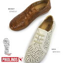 ピコリノス PIKOLINOS 靴 レディース スリッポン PK588 P ヴァラルタ レザー パンチング P VALLARTA