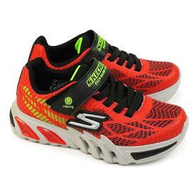 【あす楽】SKECHERS 光る靴 ボーイズ 400137L スニーカー エスライツ 男の子 子供靴 スイッチ付き スケッチャーズ S LIGHTS FLEX GLOW ELITE VORLO