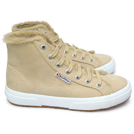 【あす楽】スペルガ SUPERGA スニーカー レディース S911B4W 2795 SYNSHEARLINGU ファー ハイカット A03 A09 U90 ライトグレー フルブラック ベージュ