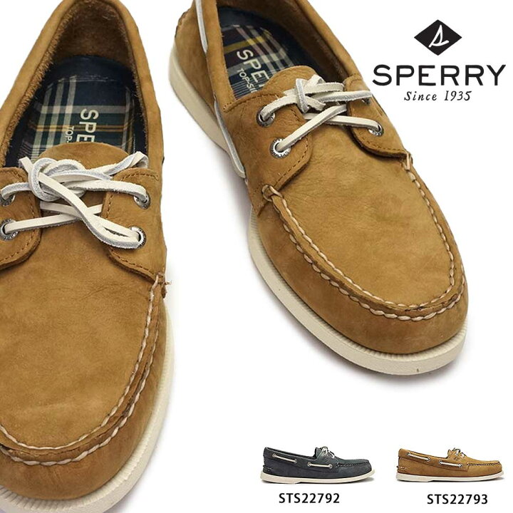 楽天市場 あす楽 スペリートップサイダー Sperry Top Sider デッキシューズ ヌバックレザー オーセンティック オリジナル 2アイ サーフ モカシン メンズ ボートシューズ 本革 Authentic Original 2 Eye Surf ジョイスキップ