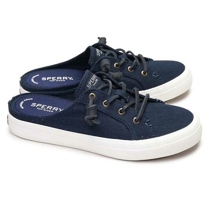 楽天市場 あす楽 スペリートップサイダー Sperry Top Sider スニーカー サンダル レディース クレスト バイブ ミュール キャンバス Crest Vibe Mule Canvas ジョイスキップ