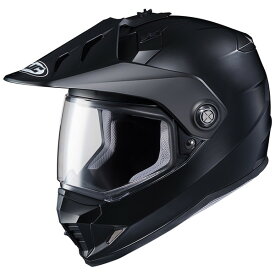 HJC HJH133 DS-X1 ソリッド セミフラットブラック 【Sサイズ】 オフロードヘルメット