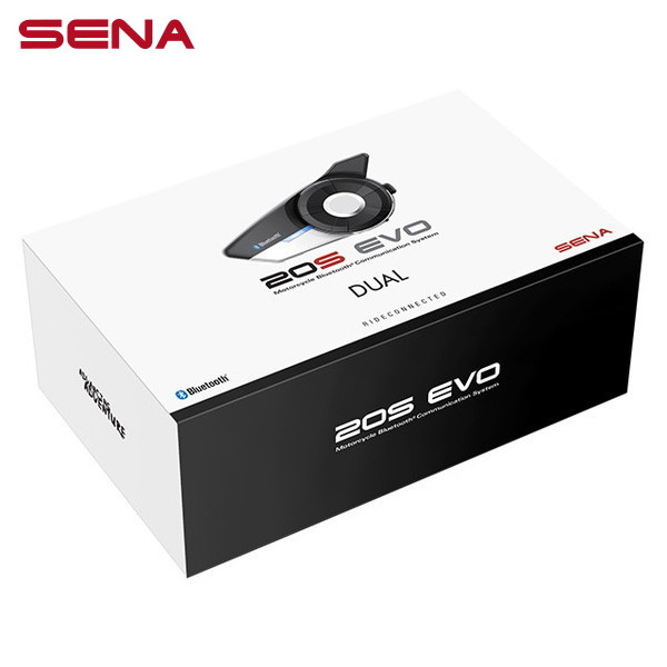 デュアルパック EVO 20S SENA（セナ） 2台セット 0411189 日本国内正規代理店品 20S-EVO-01D Bluetoothインカム 通信機器