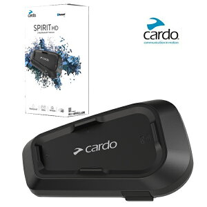 cardo（カルド） SPRT0002 SPIRIT HD シングル バイク用インカム 日本正規代理店品(技適認証品) 0828831843333 22年7月発売