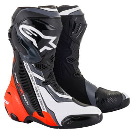 アルパインスターズ SUPERTECH-R v2 BOOT スーパーテックアール v2 ブーツ 22200211329-BLACK-RED-FLUO-WHITE-GRAY