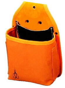 コヅチ 10号(ブラウン)防水帆布 ウエストポケット 大久保鋏ケース付 GW-02