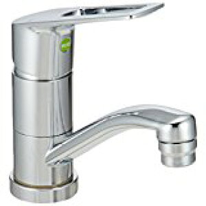 KVK 洗面用シングルレバー式混合栓 吐水口回転規制80°eレバーKM7011TEC