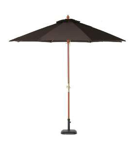 不二貿易 木製パラソル 270cm ブラウン 270BR 270BR BROWN 【60164】 北海道、沖縄、離島配送不可