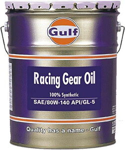 GULF Kt Gulf Racing Gear Oil [Kt[VOM@[] 80w140 [GL-5] S [20L] [HTRC3]