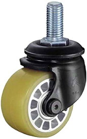 ハンマーキャスター ハンマー　低床式重荷重用ねじ式ウレタン車B入り50mm　M20XP2．5 540SA-BAU50-BAR01 3092771