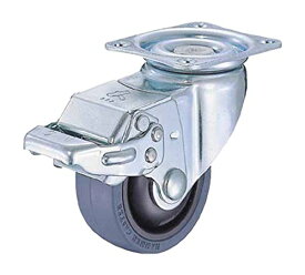 ハンマーキャスター (株) 413BBEFR100BAR01 6023 ハンマー 静シリーズ E型 自在SP付 ゴム車 100mm 3528189