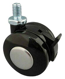東信製作所 【品名】:トーシンねじ込み双輪キャスター40径自在ストッパー付TS40BM10XP1.5【発注コード】:4041127