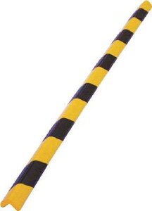 TRUSCO トラスコ中山 TRUSCO 安心クッションL字型小 黒・黄 10本入り T10AC100