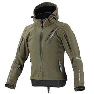 R~l(Komine) JK-579 Protect Softshell W-PARKA-IFU F:Deep Olive TCY:M (07-579)
