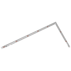 シンワ測定 品番:11101 曲尺同厚 ホワイト 50cm 表裏同目 名作