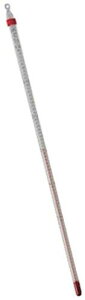 佐藤計量器製作所 赤液棒状温度計 −80〜50℃NCG0198051-610-02
