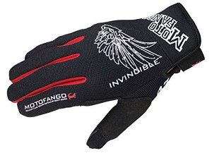 KOMINE(コミネ) MG−003 Light M−Gloves Black/Red L 16−003/BK/RD/L