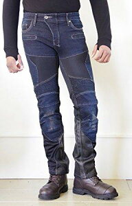 KOMINE(R~l) R~l(KOMINE) WJ-741S X[p[tBbgveNgU[bVW[Y DEEP INDIGO(5XLB) S/F Protect Leather M-Jeans 07-741