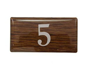 HIKARI �� �e�[�u���i���o�[ 5 �I�[�N 20x40x2mm �e�[�v�t��