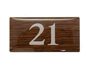 HIKARI �� �e�[�u���i���o�[ 21 �I�[�N 20x40x2mm �e�[�v�t��