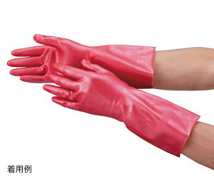 DUNLOP ダンロップ 天然ゴム手袋 (ワークサヤン) M ピンク3-8083-02