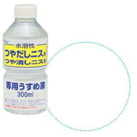 和信ペイント(Washi Paint) ワシン水溶性つやだしニス用うすめ液(300ml)