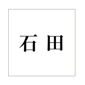 ハイロジック キリモジ 明朝 ブラック 200×200ミリ用 石田