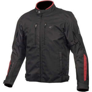 R~l(Komine) JK-603 PROTECT W-JKT BLACK/RED L i:07-603/BK/RD/L