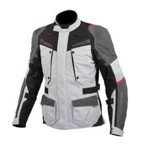 R~l(Komine) JK-609 FY Adventure Jacket i:07-609 J[:Light Grey/Black TCY:L