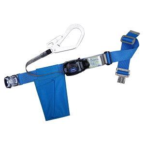藤井電工 ツヨロン 胴ベルト型墜落制止用器具 リトラ 軽量ワンタッチ型 青 Mサイズ