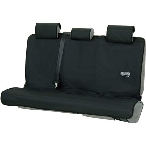 ボンフォーム(BONFORM) ボンフォーム シートカバー ファインテックス 軽/普通車 後席単品 防水 取付簡単 丸洗いOK リヤ(シートベルト対応) ブラック 4361-28BK
