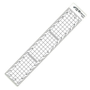 新潟精機(Niigataseiki) 新潟精機 SK アクリル方眼定規 快段目盛 15cm AGS-15KD