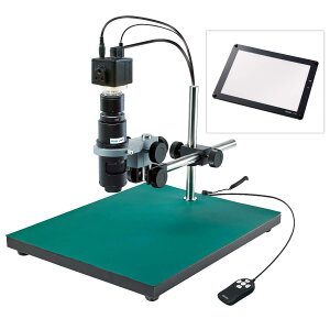 ホーザン(HOZAN) マイクロスコープ HDMI出力 マイクロスコープ倍率53〜380倍 ロングベース L-KIT671 SDカードへ画像・動画保存可能