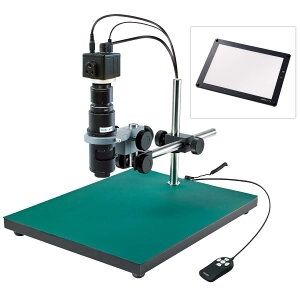 ホーザン(HOZAN) マイクロスコープ HDMI出力 マイクロスコープ倍率80〜570倍 ロングベース L-KIT672 SDカードへ画像・動画保存可能