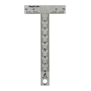 新潟精機(Niigataseiki) 新潟精機 SK T型定規 快段目盛 80mm T-08KD
