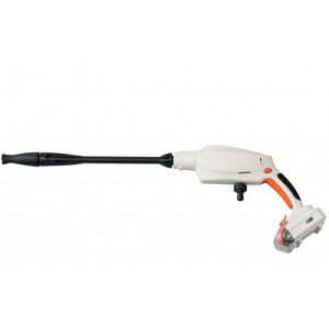 工進(Koshin) 工進(KOSHIN) 18V 2.0Ah 充電式 洗浄機 ガンタイプ SJC-1820 バッテリー・充電器付 コードレス ショートガン 軽量 コンパクト 自吸 水道直結 洗車 ベランダ 清掃 ホワイト、ブラック