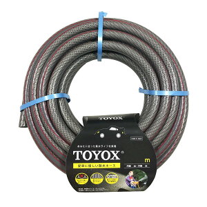 トヨックス(TOYOX) TOYOX 散水ホース トヨフィットホースBK ねじれにくい 20m ブラック FTH-1520BK