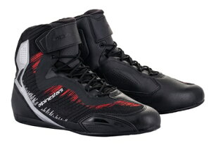 ALPINESTAR ApCX^[Y yKwOɎdlmFzFASTER-3 RIDEKNIT SHOE [1930 BLACK SILVER BRIGHT RED] 8.5
