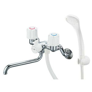 SANEI(旧社名:三栄水栓製作所) SANEI ツーバルブシャワー混合栓 ホース長さ160cm 一般地・寒冷地共用形 SK11-W-13