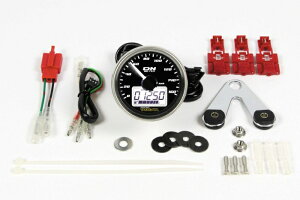 SP武川 ミディアム DNスピードメーター S2 (ホワイトLED) φ55ミディアムDNメーター(DC/AC12V) 品番:05-05-3209