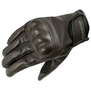 コミネ(KOMINE) バイク用 GK-252 プロテクトゴートレザーグローブ Brown L