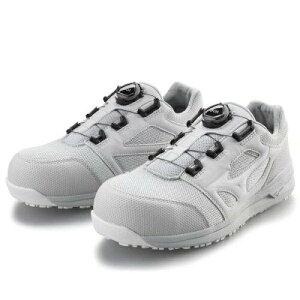 MIZUNO ミズノ ミズノ プロテクティブスニーカー オールマイティ LSII52L BOA グレー×ホワイト 26.5 (F1GA220205265 7217)