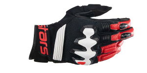 ALPINESTAR ApCX^[Y yKwOɎdlmFzHALO LEATHER GLOVE [1304BK WH BRT RD] XL 3504822