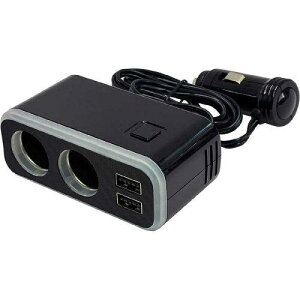 �J�V���� 2�A�Z�p���[�g�\�P�b�g 2USB4.8A ���C���{�[���C�g�t �i��:KX236