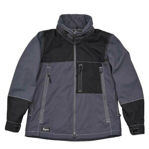 デイトナ(DAYTONA) デイトナ バイク用 ジャケット 春夏秋 薄型プロテクター(ひじ/背中)付属 CEレベル1 簡易防水 防風 大型エアベンチ CPS規格対応 DJ-002 エアインテークパーカー ブラック/グレー L