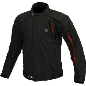 R~l(Komine) JK-5994 Full Year System Jacket Black Red WL i:07-5994/BK.RD/WL