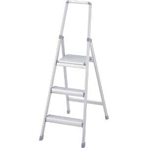 長谷川工業(Hasegawa) ハセガワ 天板幅広上枠付きアルミ踏台 SRA型 3段(17896) (SRA8A 6010)