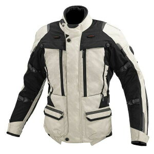 R~l(Komine) JK-5744 F-Touring Jacket-RAMA III Ivory 2XL i:07-5744/IVORY/2XL