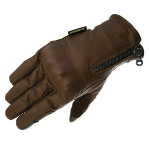 R~l(Komine) GK-850 Leather Winter Short Gloves Z series Brown L i:06-850/BR/L