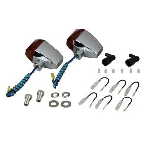 ポッシュフェイス(POSH Faith) ZRメッキ/アンバーW球バルブ無 品番:093481 STDレンズ2PC